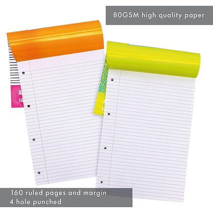 Pukka Pad Pukka Planet Refill Pad, A4, Assorted Pack of 6