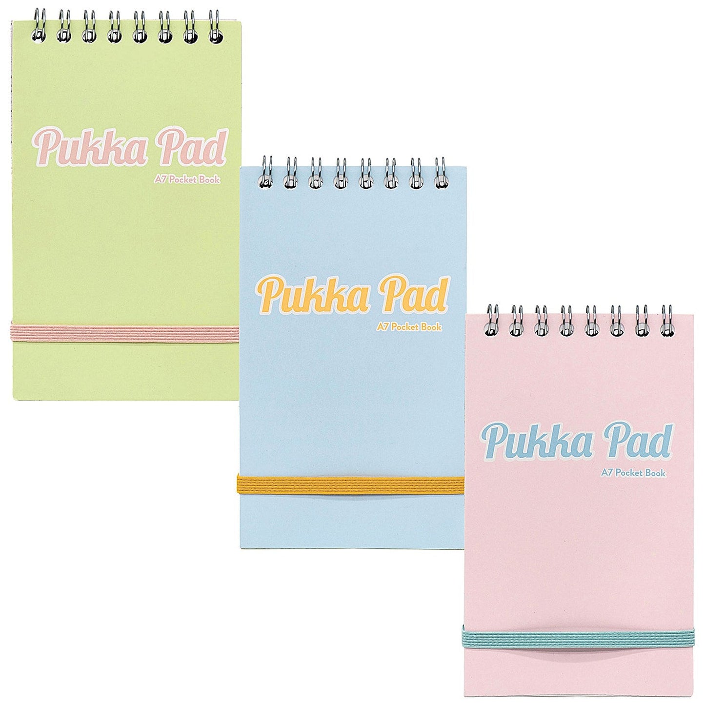 Pukka Pad Pastel Pocket Book, A7, Assorted, Pack of 6