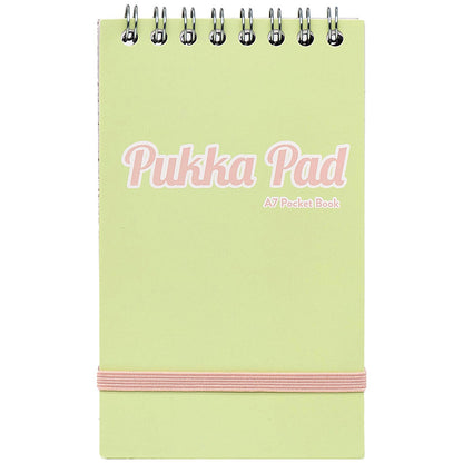 Pukka Pad Pastel Pocket Book, A7, Assorted, Pack of 6