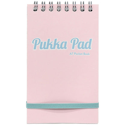 Pukka Pad Pastel Pocket Book, A7, Assorted, Pack of 6 Easy2Order : PP32017