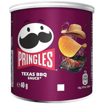 Pringles Texas BBQ Crisps, 40g, Pack of 12
