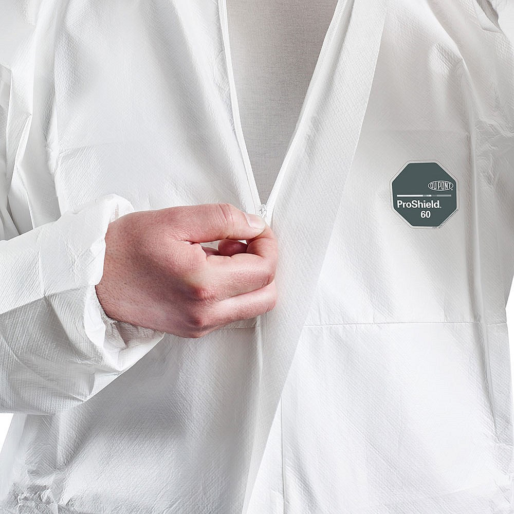 Proshield 60 Coverall, White, Small