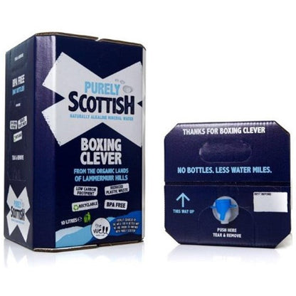 Purely Scottish Natural Mineral Water, Boxed, 10 Litres