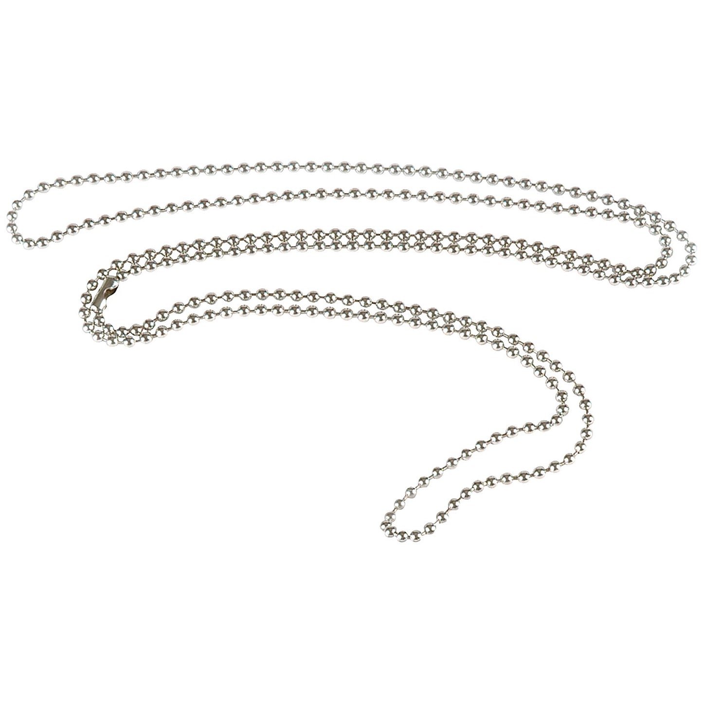 Announce Metal Neck Chain, 850mm, Pack of 10, Silver