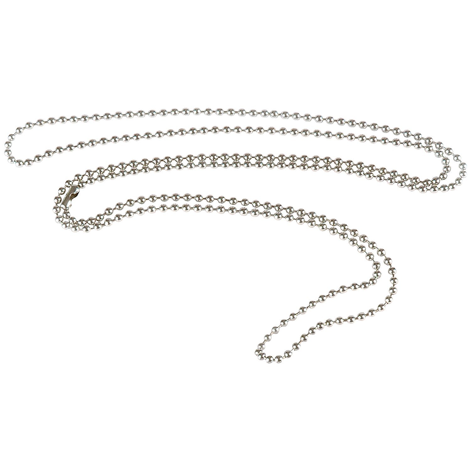 Announce Metal Neck Chain, 850mm, Pack of 10, Silver