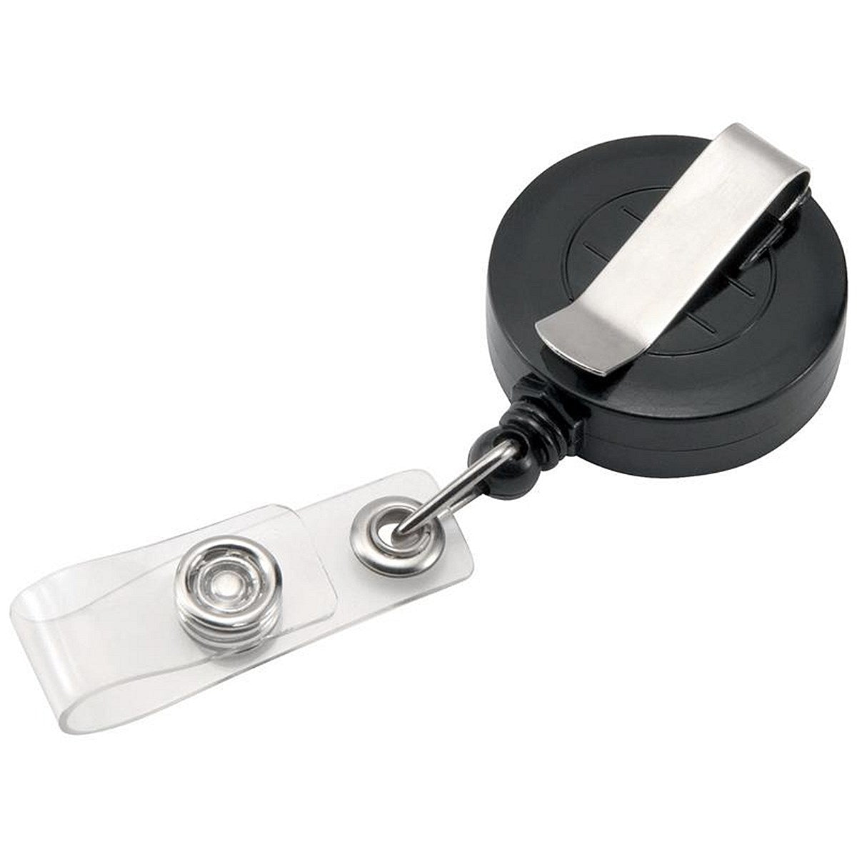 Announce Badge Reel, 660mm, Charcoal, Pack of 10