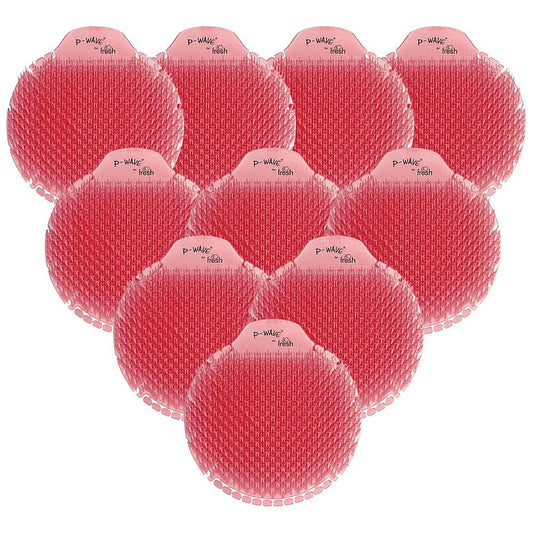 P-Wave Slant6 Urinal Screen, Spiced Apple, Pack of 10