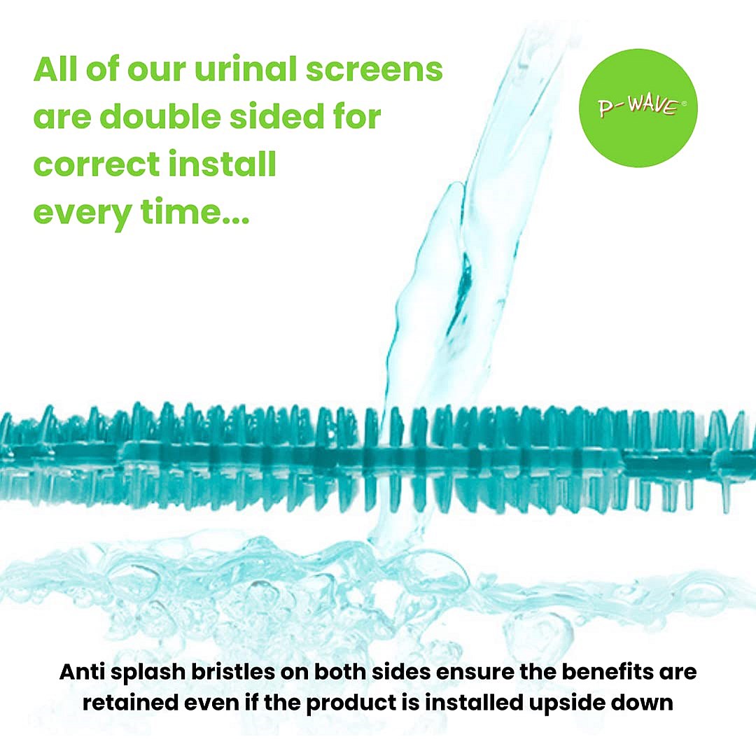 P-Wave Slant6 Urinal Screen, Honeysuckle, Pack of 10 Easy2Order : PW22130