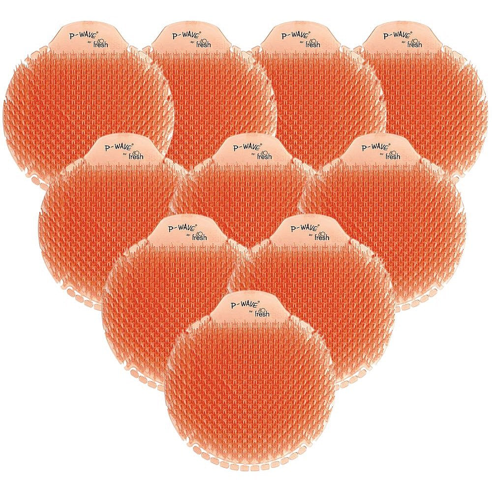 P-Wave Urinal Screens, Mango, Pack of 10