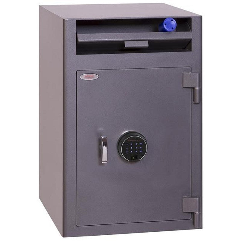 Phoenix Cash Deposit Security Safe, Size 3, Fingerprint Lock
