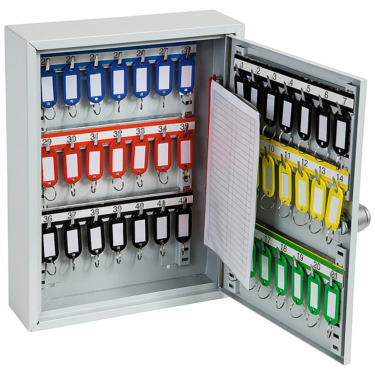 Phoenix Commercial 42 Hook Key Cabinet, Electronic Lock.