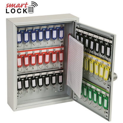 Phoenix Commercial 42 Hook Key Cabinet, Net Code Electronic Lock.