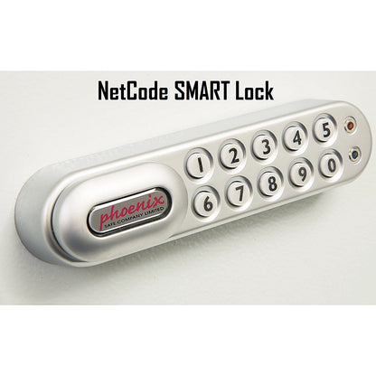 Phoenix Commercial 42 Hook Key Cabinet, Net Code Electronic Lock.