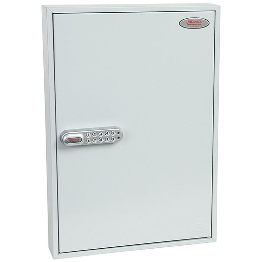 Phoenix Commercial 100 Hook Key Cabinet, Electronic Lock.