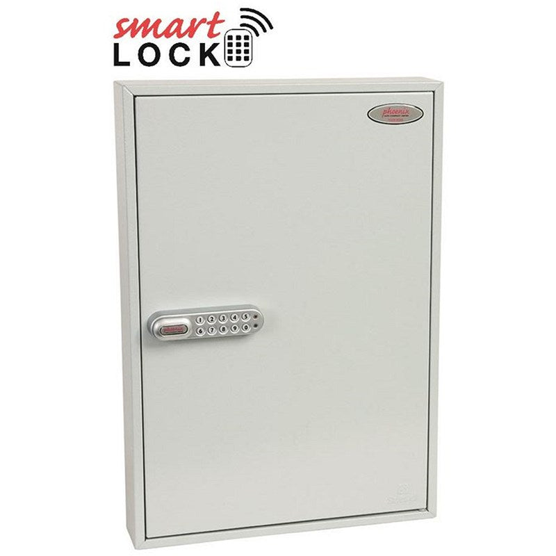 Phoenix Commercial 100 Hook Key Cabinet, Net Code Electronic Lock.