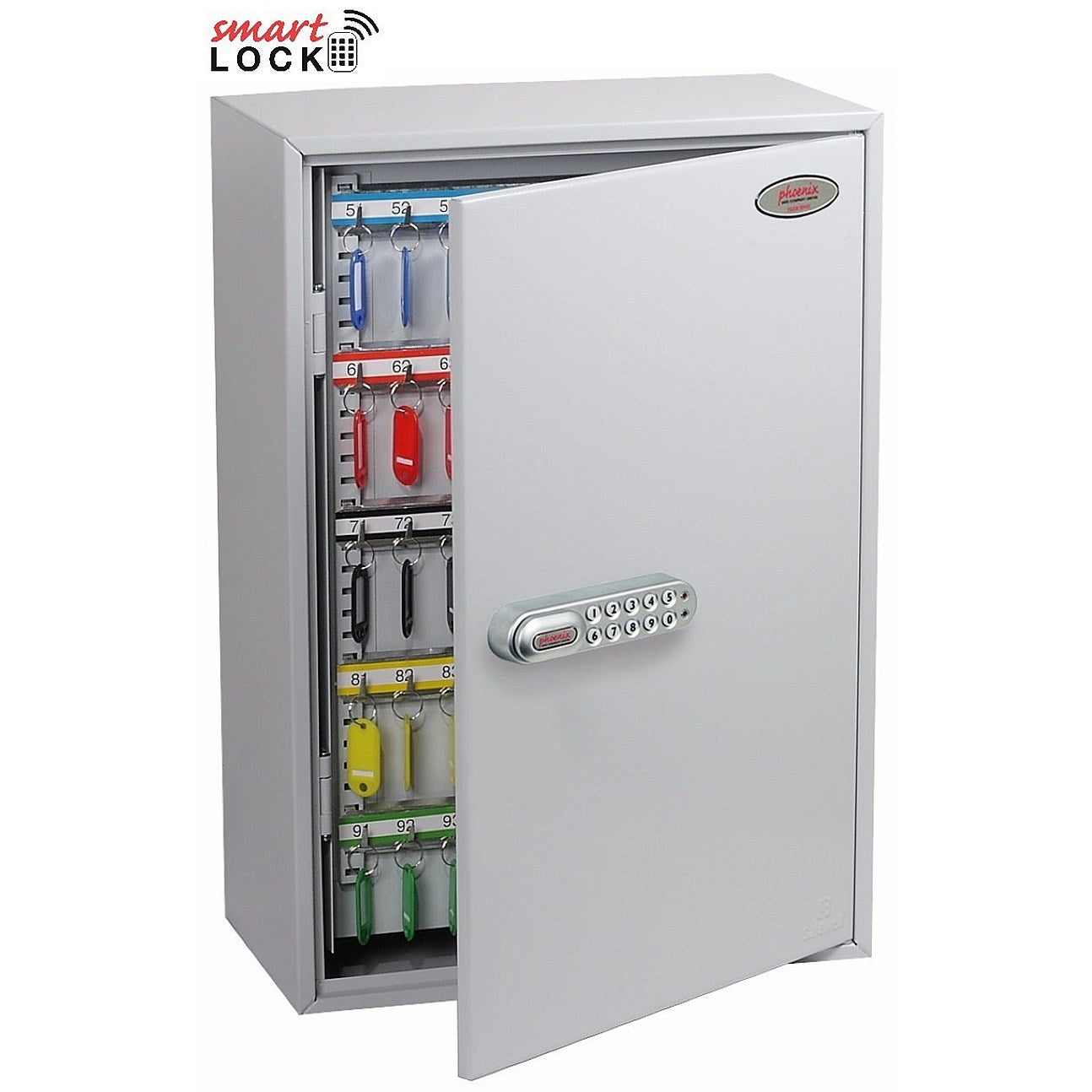 Phoenix Commercial 200 Hook Key Cabinet, Net Code Electronic Lock.