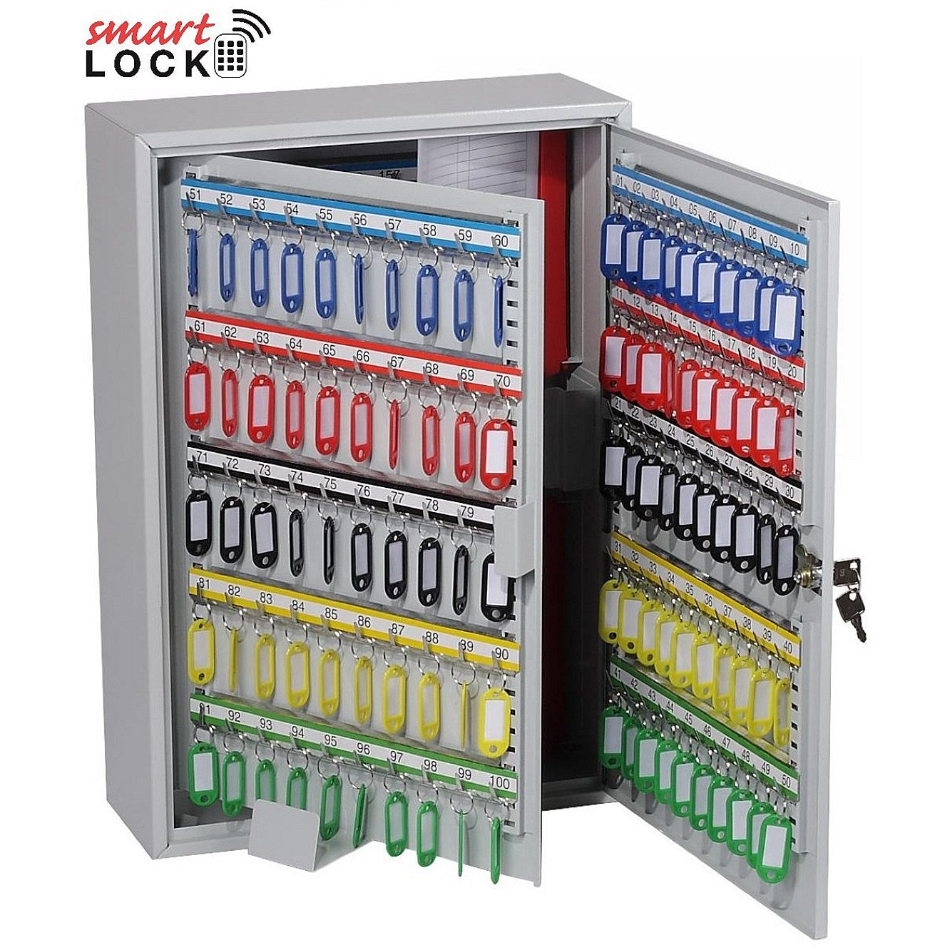 Phoenix Commercial 200 Hook Key Cabinet, Net Code Electronic Lock.