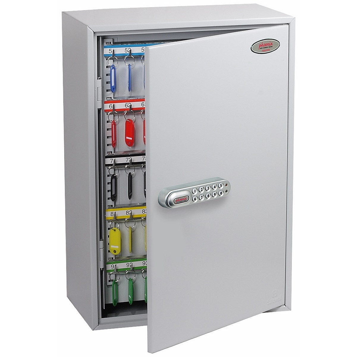 Phoenix Commercial 300 Hook Key Cabinet, Electronic Lock.