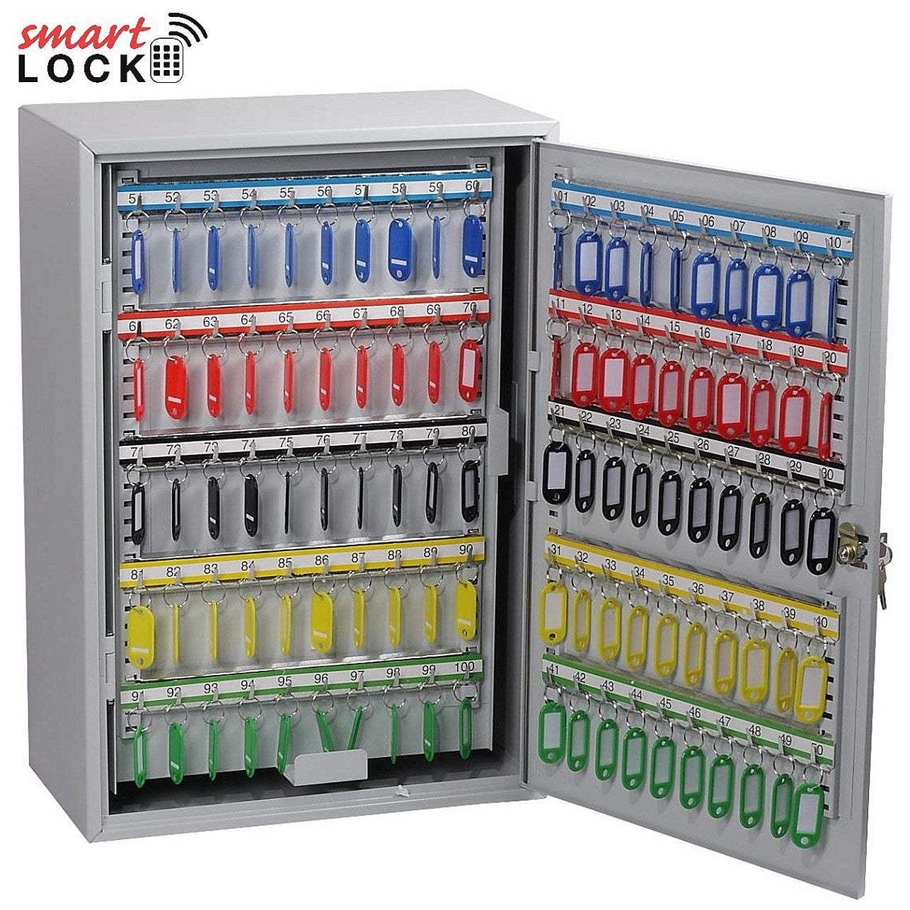 Phoenix Commercial 300 Hook Key Cabinet, Net Code Electronic Lock.