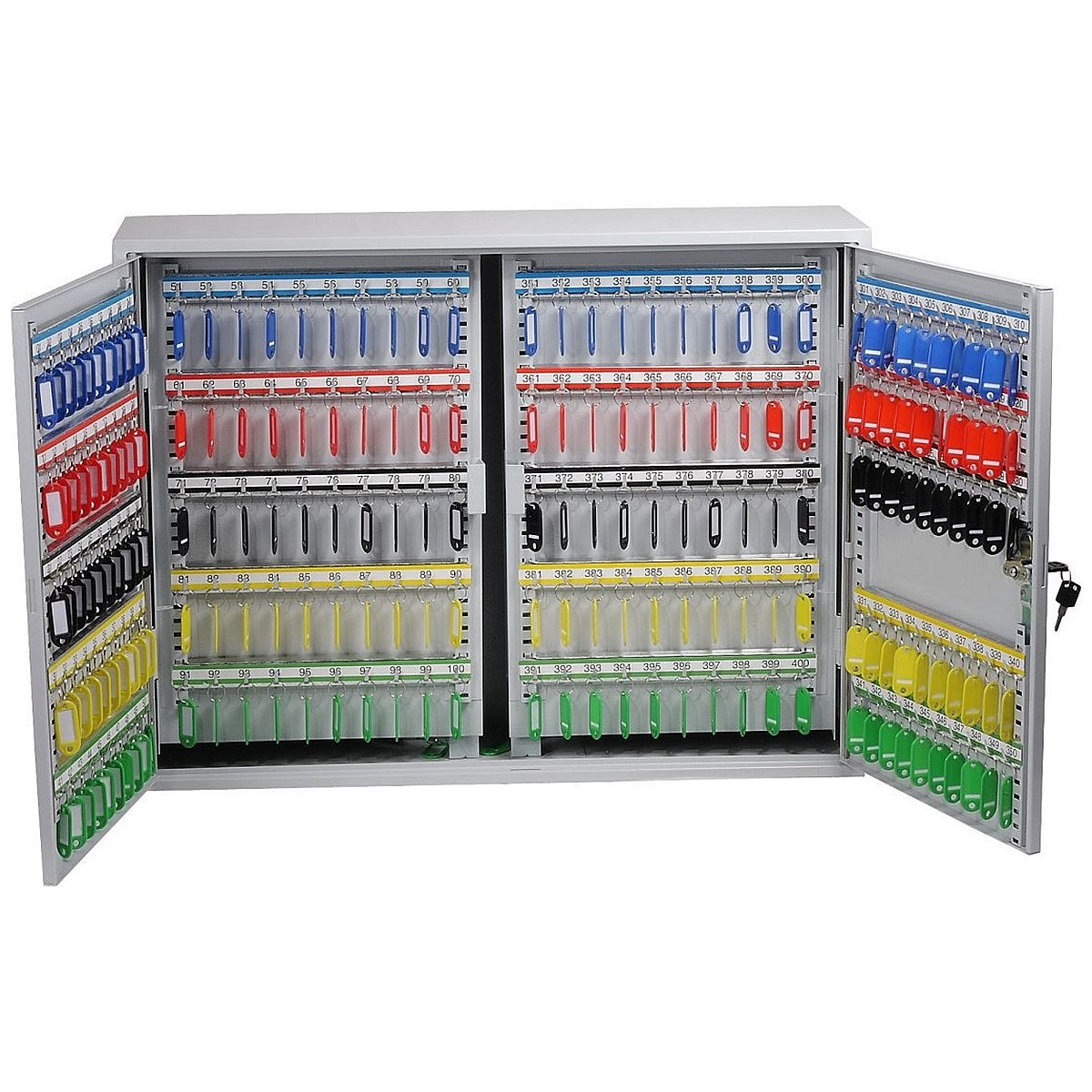 Phoenix Commercial Key Cabinet, Key Lock, 400 Key Capacity