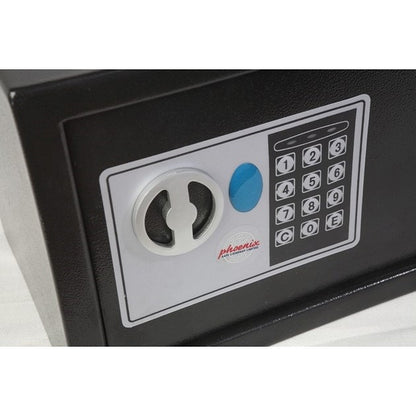 Phoenix Compact Home Office Security Safe, Black, Electronic Lock