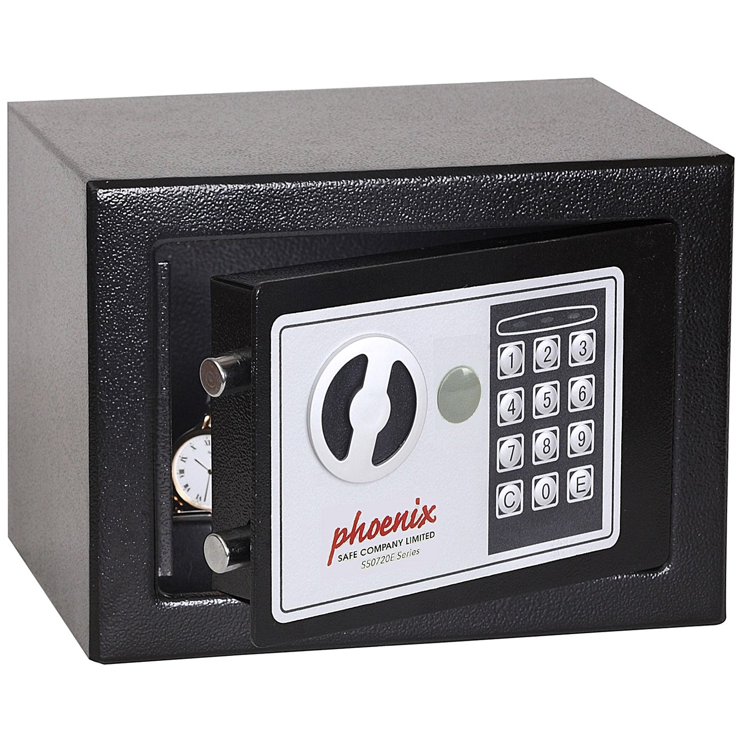 Phoenix Compact Home Office Security Safe, Black, Electronic Lock
