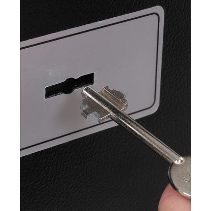 Phoenix Compact Home Office Security Safe, Black, Key Lock