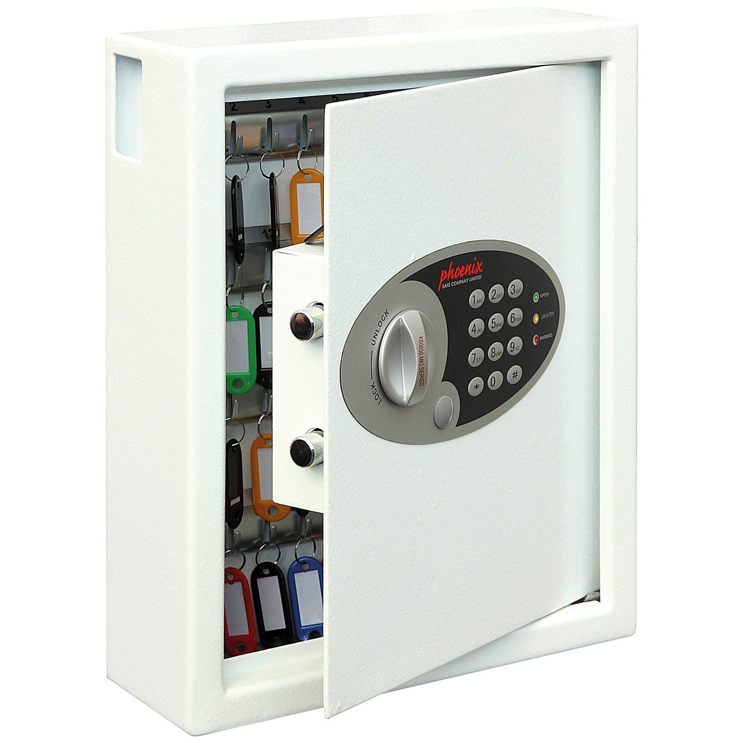 Phoenix Cygnus 48 Hook Key Deposit Safe, Electronic Lock