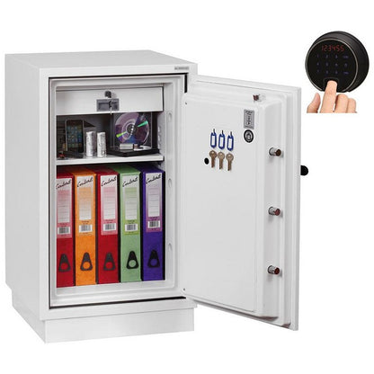 Phoenix Fire Fighter Fire Safe, Size 2, Fingerprint Lock