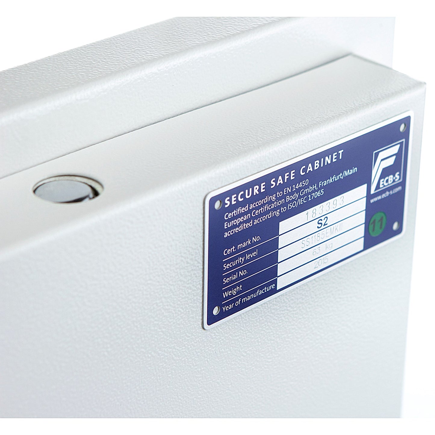 Phoenix Fortress S2 Security Safe, Size 3, Key Lock