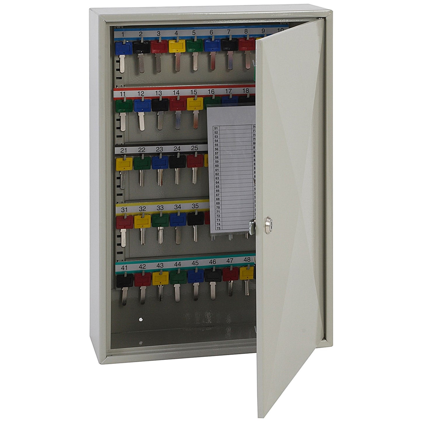 Phoenix Deep 100 Hook Key Cabinet, Key Lock