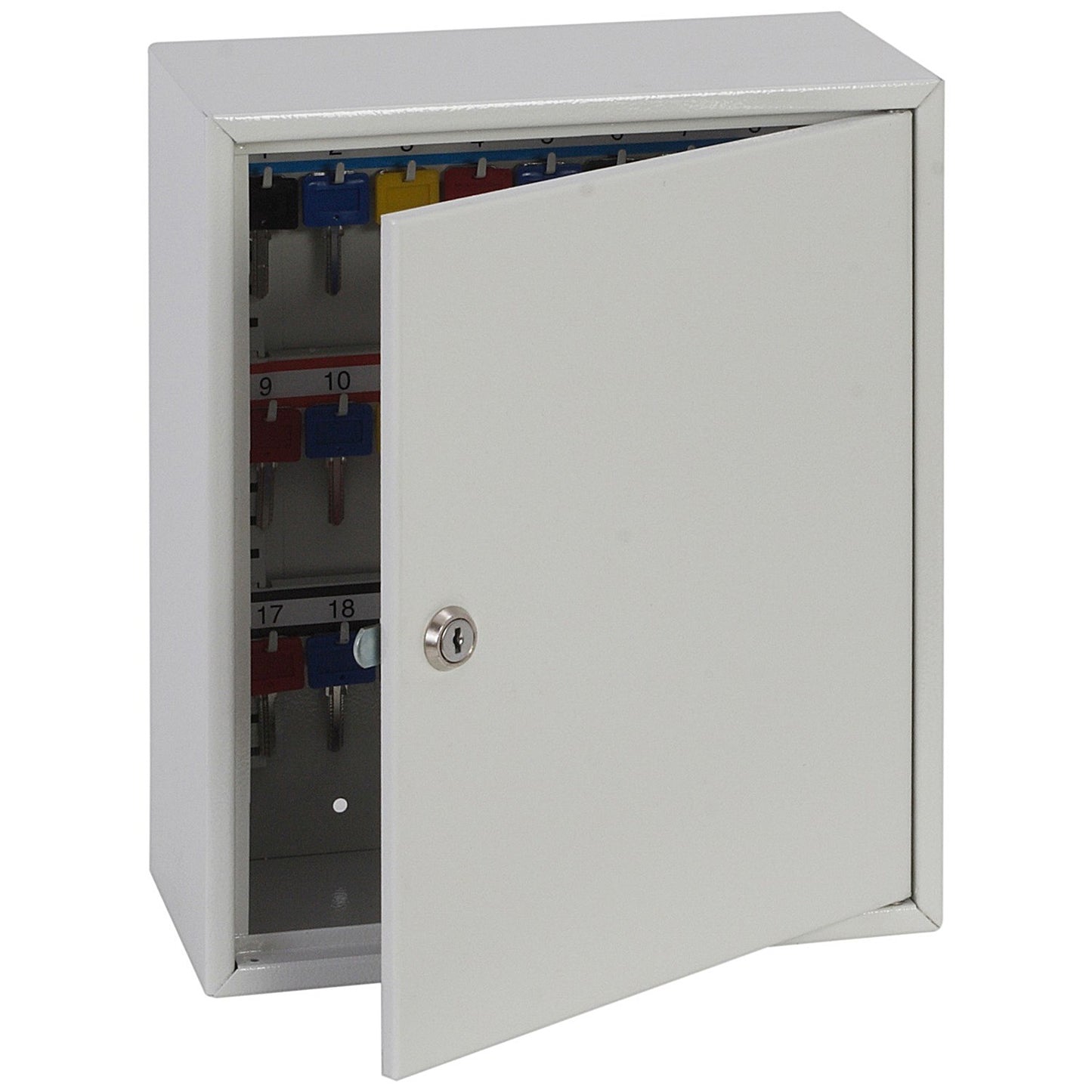Phoenix Deep Plus & Padlock 24 Hook Key Cabinet, Key Lock
