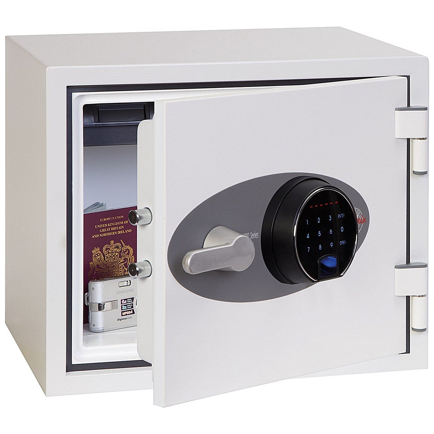 Phoenix Titan Fire & Security Safe, Fingerprint Lock, 28kg, 19 litre Capacity