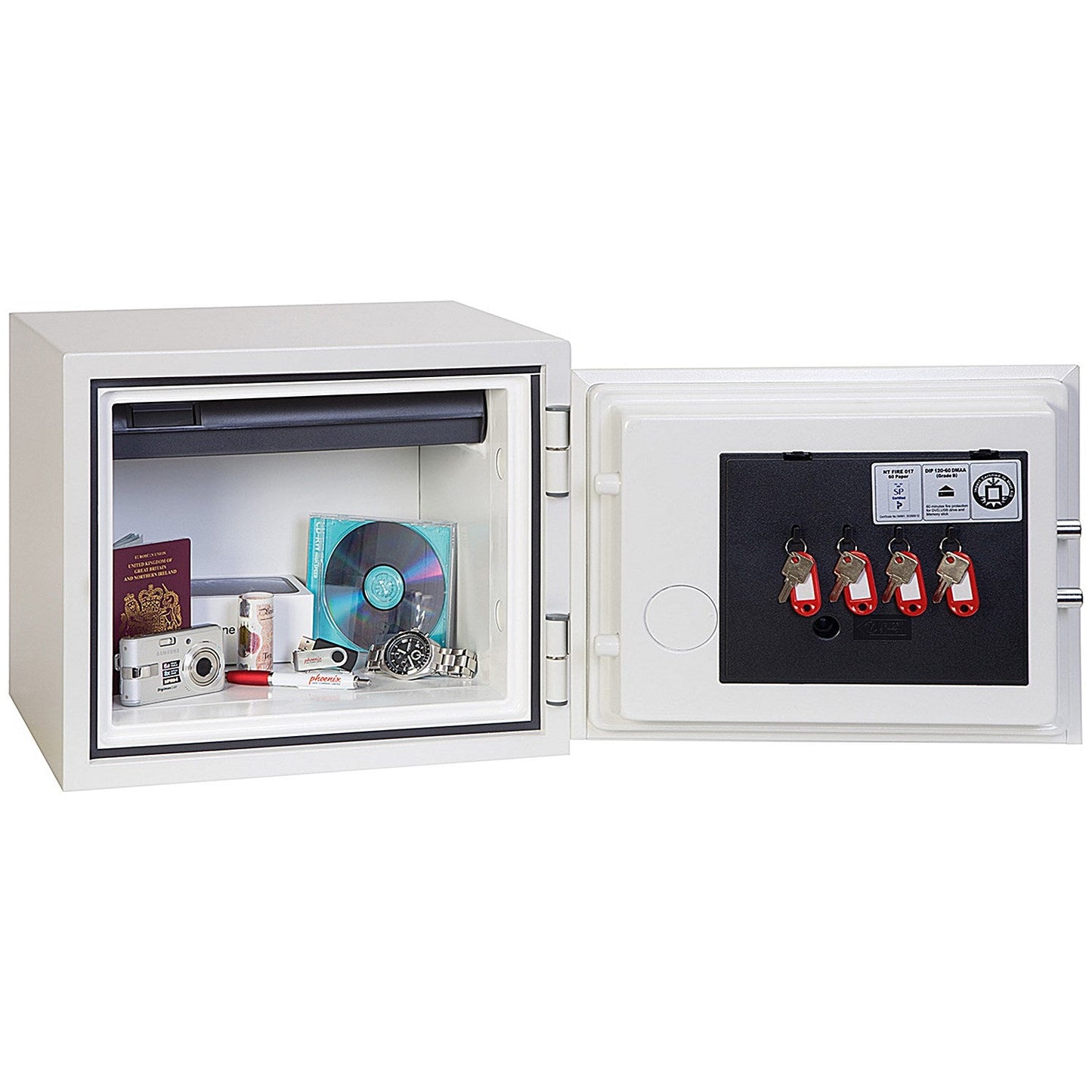 Phoenix Titan Fire & Security Safe, Key Lock, 28kg, 19 Litre Capacity