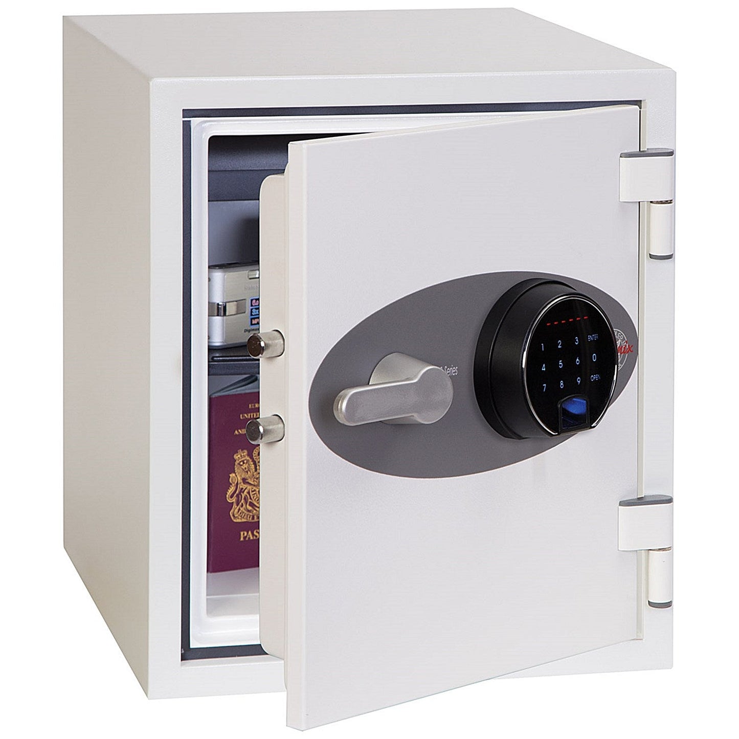 Phoenix Titan Fire & Security Safe, Fingerprint Lock, 34kg, 25 Litre Capacity