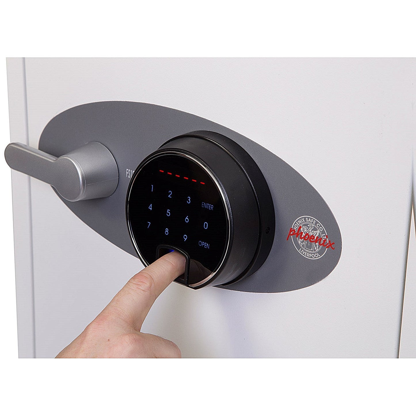 Phoenix Titan Fire & Security Safe, Fingerprint Lock, 53kg, 36 Litre Capacity