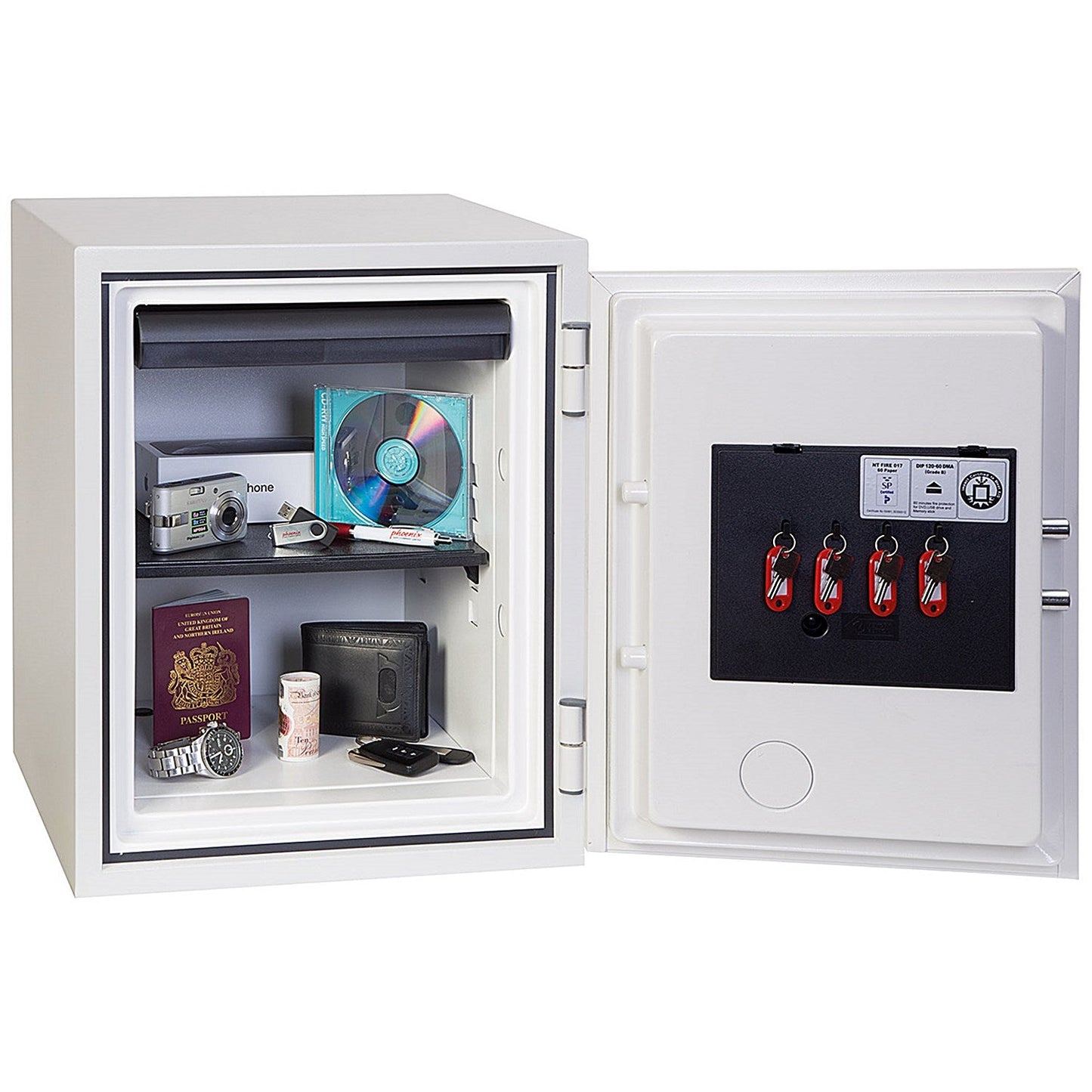 Phoenix Titan Fire & Security Safe, Key Lock, 53kg, 36 Litre Capacity