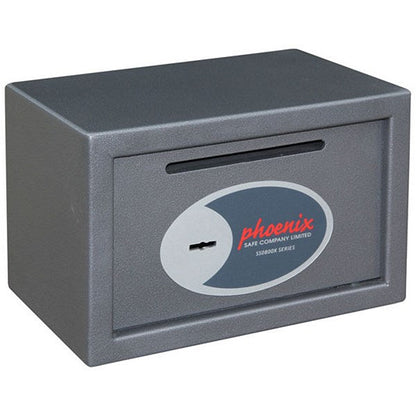 Phoenix Vela Deposit Security Safe, Key Lock, 4.5kg, 10 Litre Capacity