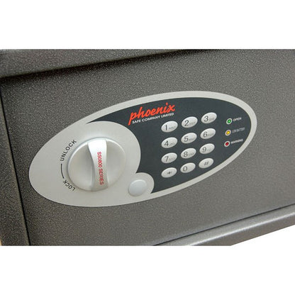 Phoenix Vela Deposit Home & Office Security Safe, Size 2, Electronic Lock