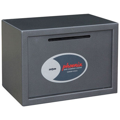 Phoenix Vela Deposit Security Safe, Key Lock, 6.5kg, 17 Litre Capacity