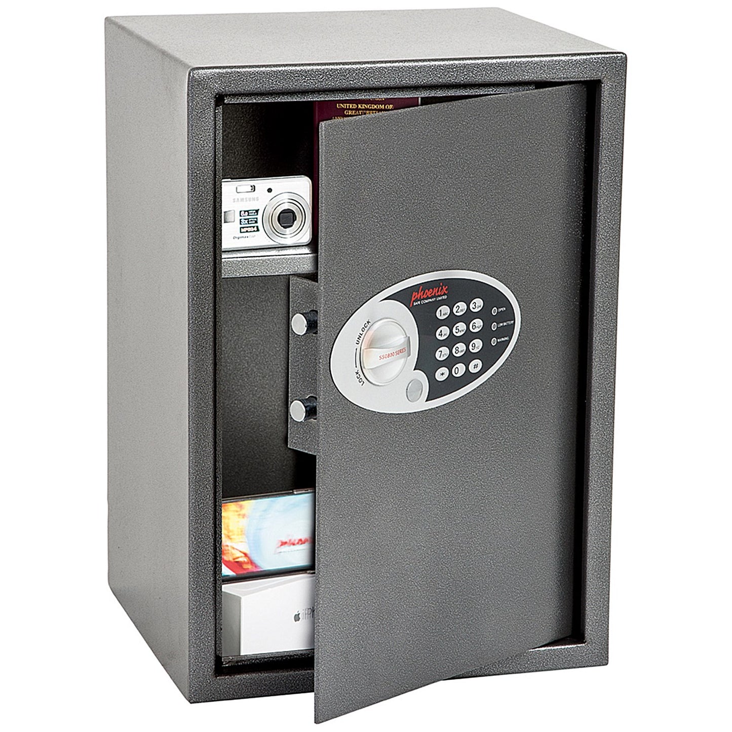Phoenix Vela Home & Office Security Safe, Size 4, Electronic Lock