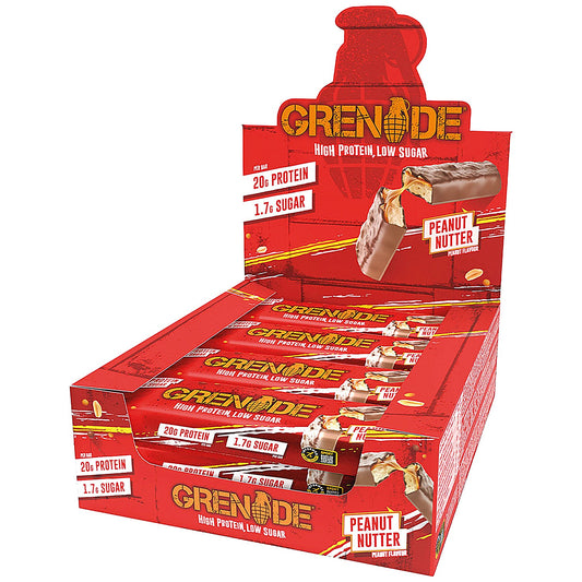Grenade Peanut Nutter Protein Bar, Pack of 12
