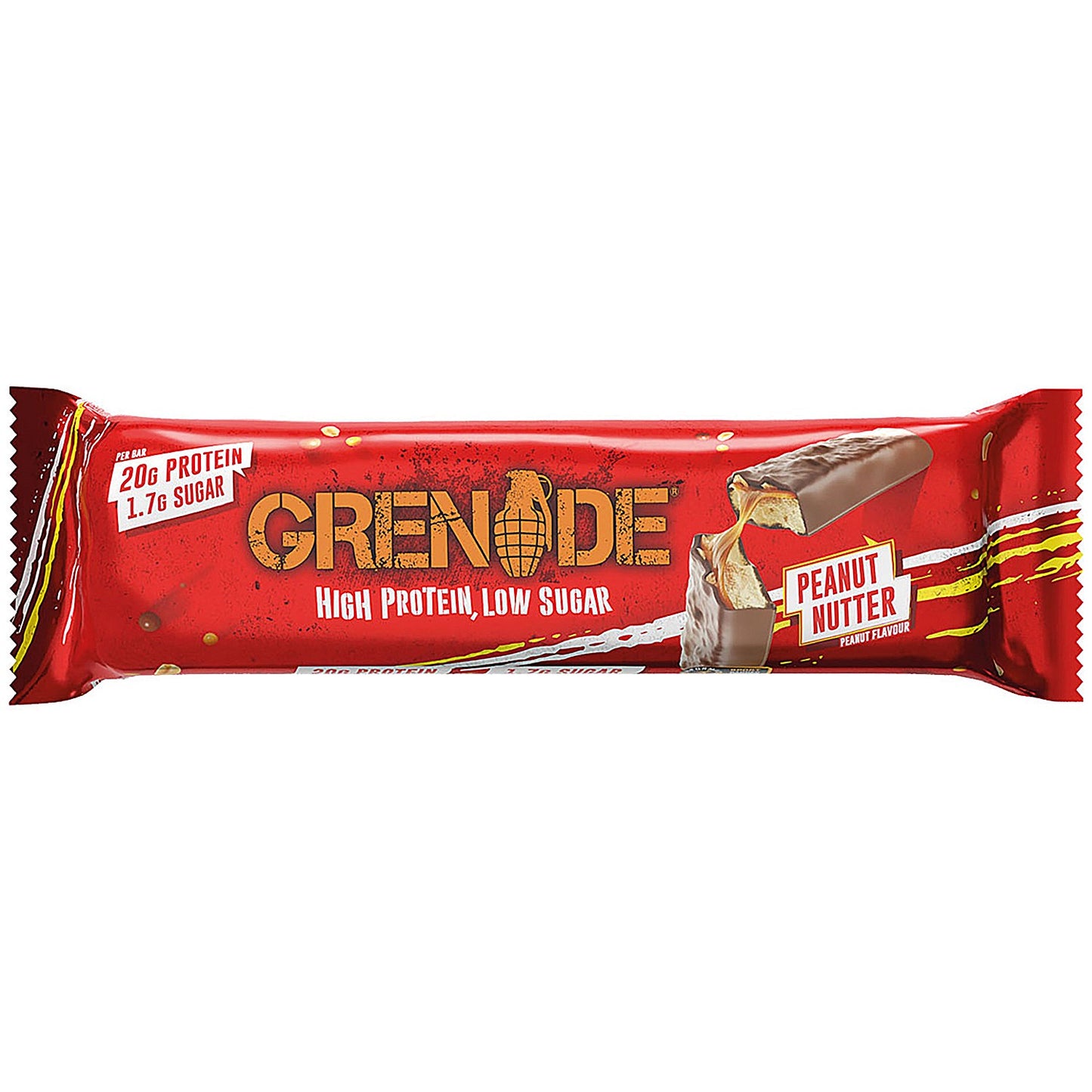 Grenade Peanut Nutter Protein Bar, Pack of 12