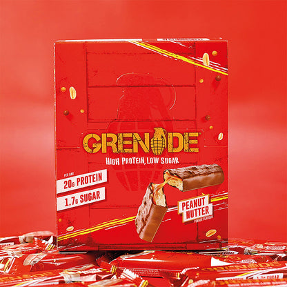 Grenade Peanut Nutter Protein Bar, Pack of 12