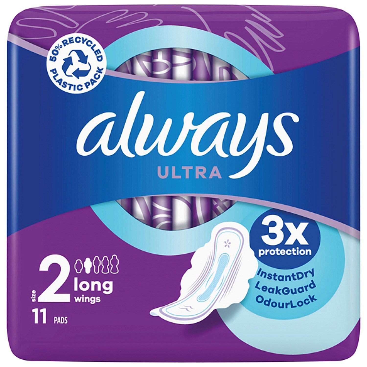 Always Ultra Long Winged Sanitary Pads, Size 2, Pack of 132 Easy2Order : PX58410