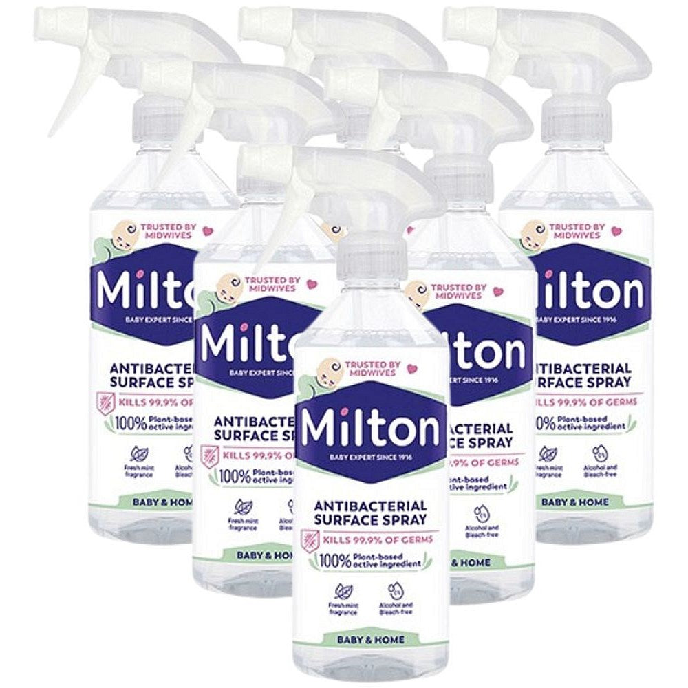 Milton Antibacterial Surface Spray, 500ml, Pack of 6