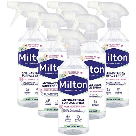 Milton Antibacterial Surface Spray, 500ml, Pack of 6
