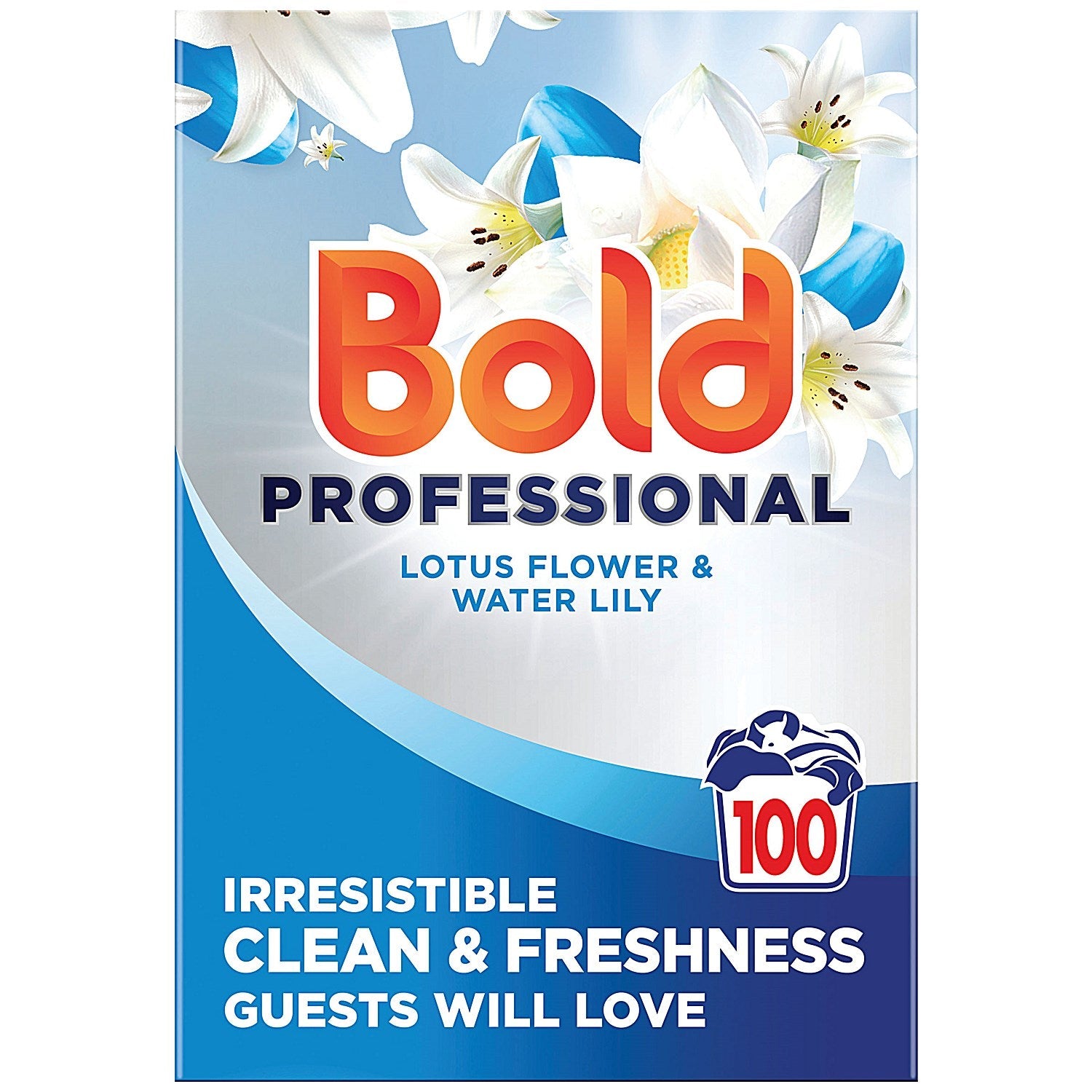 Bold Professional Lotus Flower and Water Lily Laundry Powder, 100 Washes 5.5kg Easy2Order : PX78266