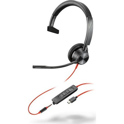 Poly Blackwire 3315 Monaural USB-C/A +3.5mm Headset 8X217AA