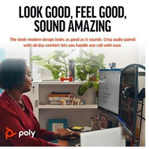 Poly Blackwire 3315 Monaural USB-C/A +3.5mm Headset 8X217AA